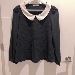 A Line chiffon blouse